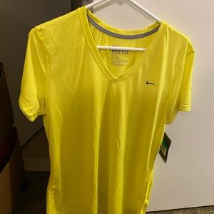 Nike yellow dry fit